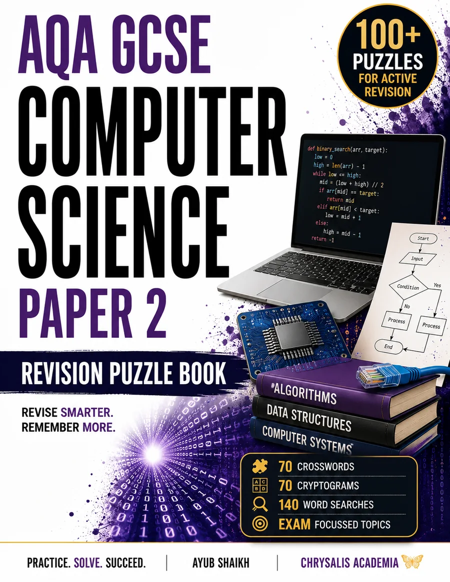 AQA GCSE Computer Science Paper 2 Revision Puzzle Book cover